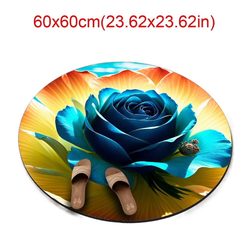 Antypoślizgowa Mata Podłogowa Piwonia Mata Podłogowa Łazienkowa o Specjalnym Kształcie do Salonu Stolik Herbaciany Przyłóżkowa