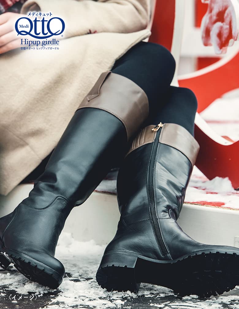 MediQttO Style Up for Outdoors Warming Size Compression Socks Bonus Included Tights, L, +