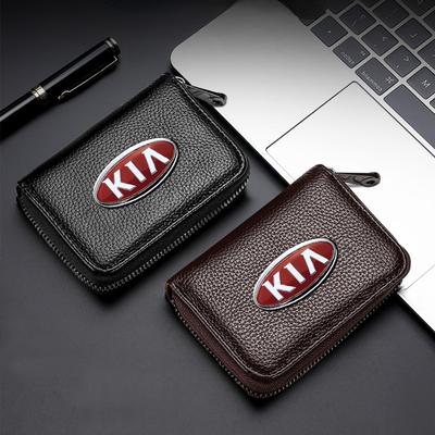 1 Adet Deri Araba Sürücü Belgesi Kimlik Kartı Banka Kartı Cüzdan Araba Aksesuarları Ceed Rio Sportage R K3 K4 K5 K6 K7 K8 Ceed Sorento Cerato Optima İçin