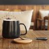 Nameless Artifact Large Ceramic Mug with Lid and Spoon - Ideal for Couples, Office, Coffee, or Tea.