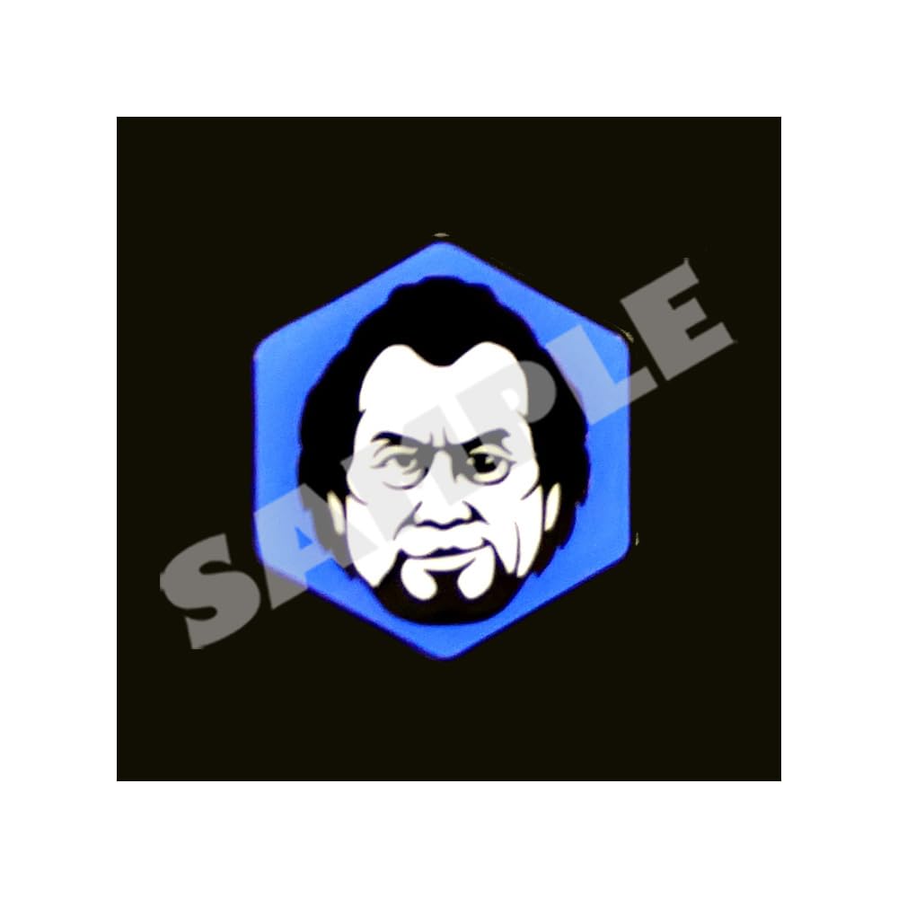 Face Pin Badge by Koichi Adachi "Yakuza"