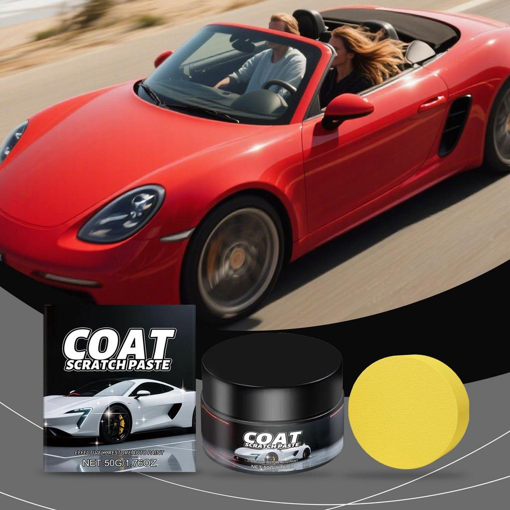 Car Scratch Repair Cream Gentle Safe Compact Automotive Detailing Polish Cream Car Paint Scratch Polishing Waxing Kits for