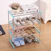 Stainless Steel Shoe Rack 4-corner Support Shoe Rack Household Supplies with Thickened Connecting Pipe Fittings
