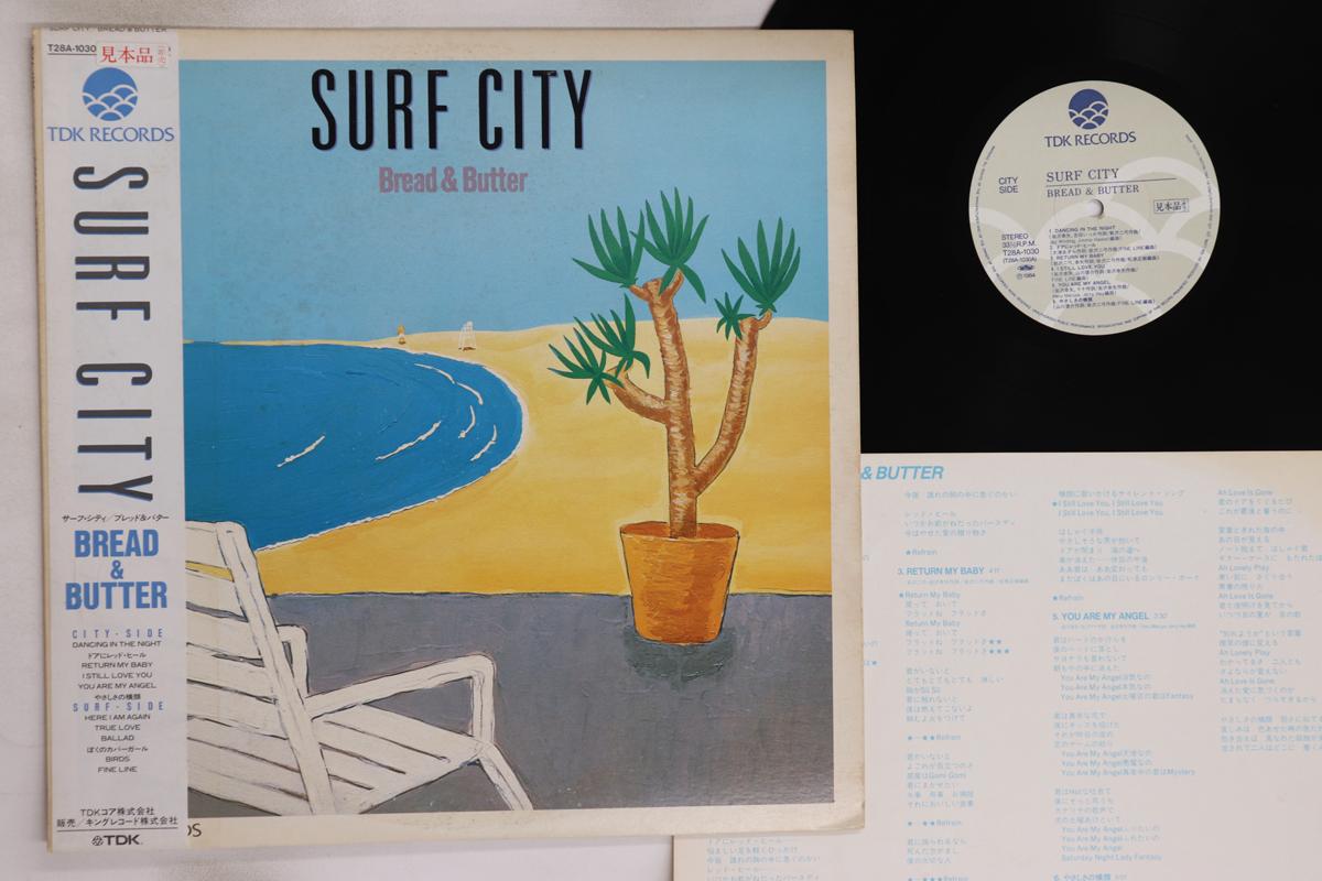 

LP Record BREAD & BUTTER - Surf City T28A1030PROMO TDK 1984 Japan Obi Japanese Pop/Rock Used