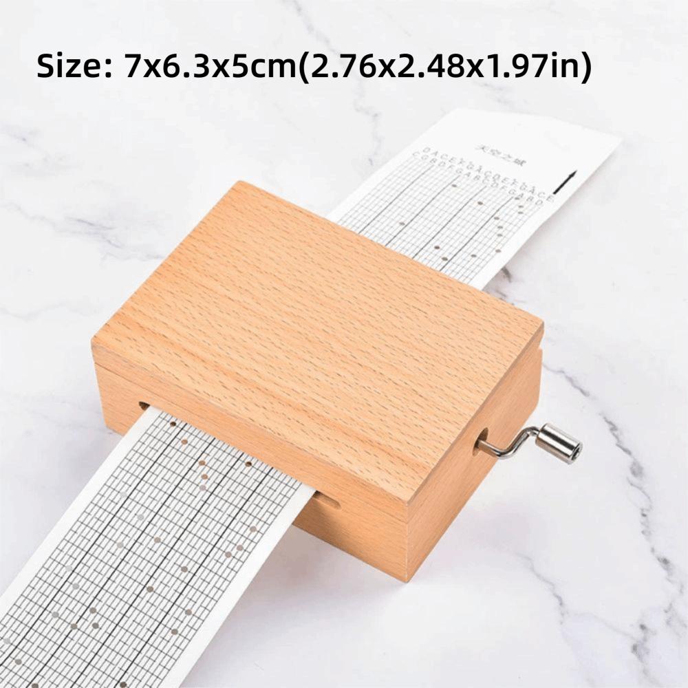 Hole Puncher DIY Music Box 15 Tone Small Musical Box Creative Wooden Music Box For Music Lovers