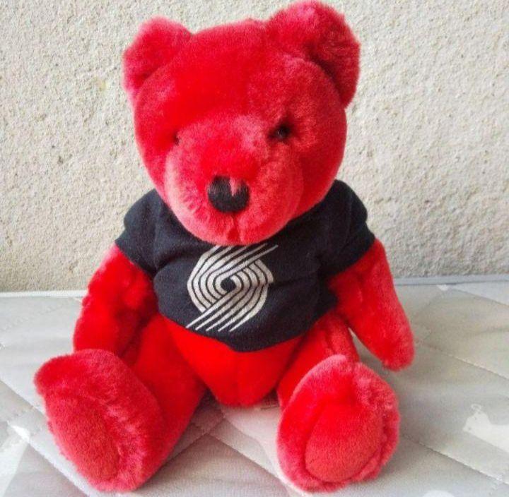 

[USED] Rare Velvete by Greek Teddy Bear, Greek, Red