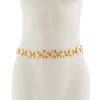 Jewelry Sexy Pleated Ring Chain Waist Chain, Simple Corrugated Ring Body Chain Bodychain