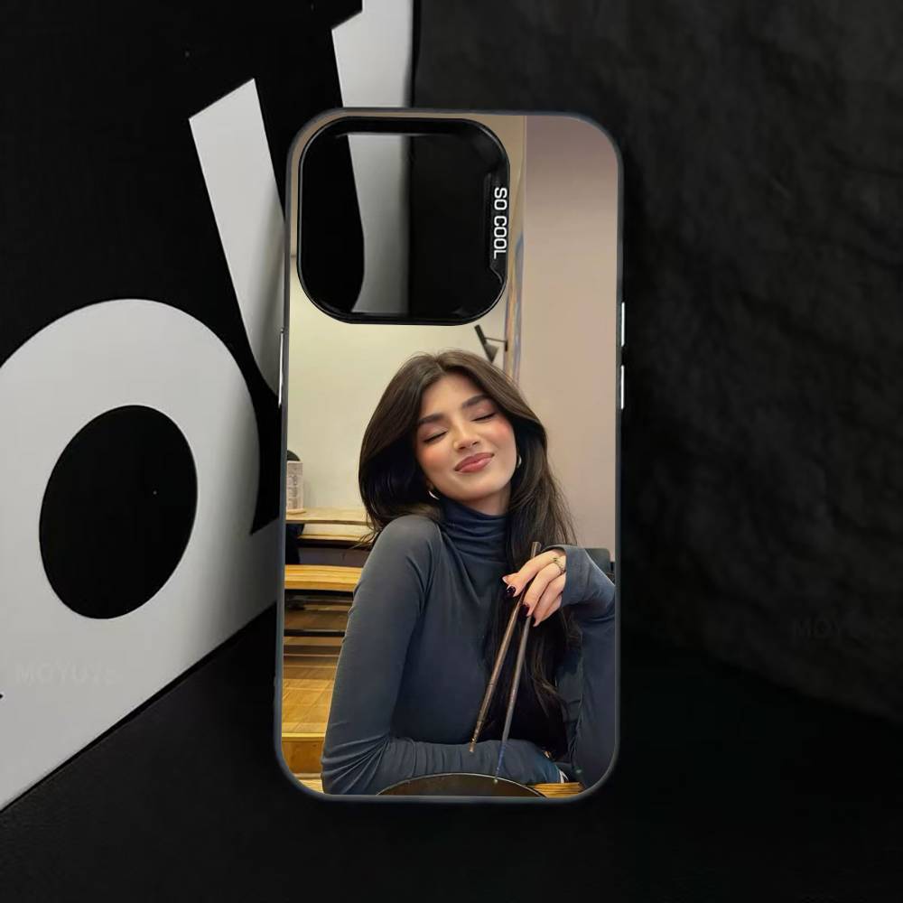 R-R-Haji Phone Case For iPhone 17,16,15,14,13,12,11 Plus,Pro Max,XS,Colored Silver Plated Inside Cover