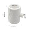 Soffione Doccia Portatile Universale Foro Grosso Termostatico Massaggiatore Uomini Soffione Doccia per Bagno per Famiglia Appartamento Casa Camper RV