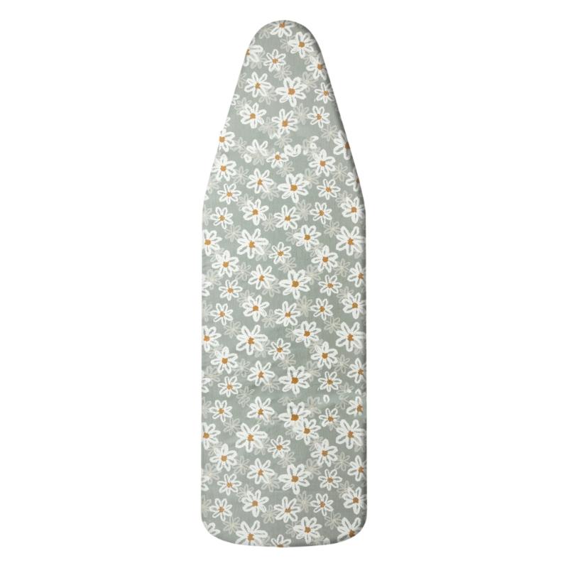 NonSlip Ironing Board Cover 70x45cm Fabric Floral Ironing Board Case for Most Standard Ironing Boards Replacement