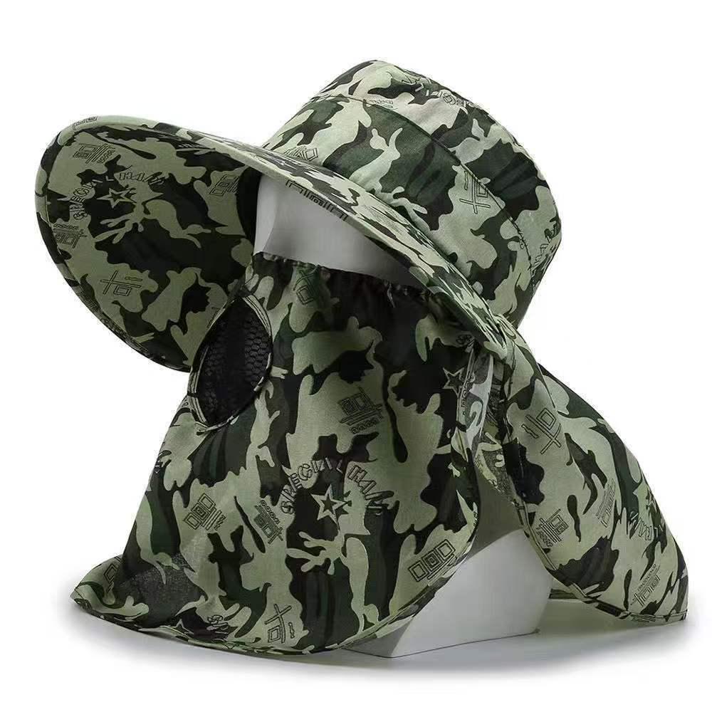 Unisex Outdoor UV-Schutz Sommerhut mit breiter Krempe zum Wandern & Angeln