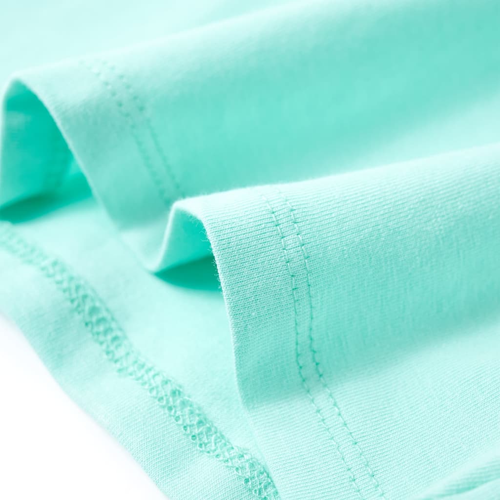 Kids T Shirt Light Mint Green Size 128