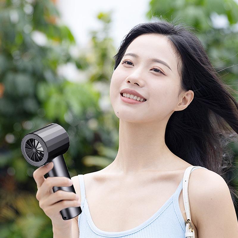 Mini Portable Hand Fan 1800Mah Usb Rechargeable Fan Electric Eyelash Fan With Digital Display Outdoor Summer Travel Camping