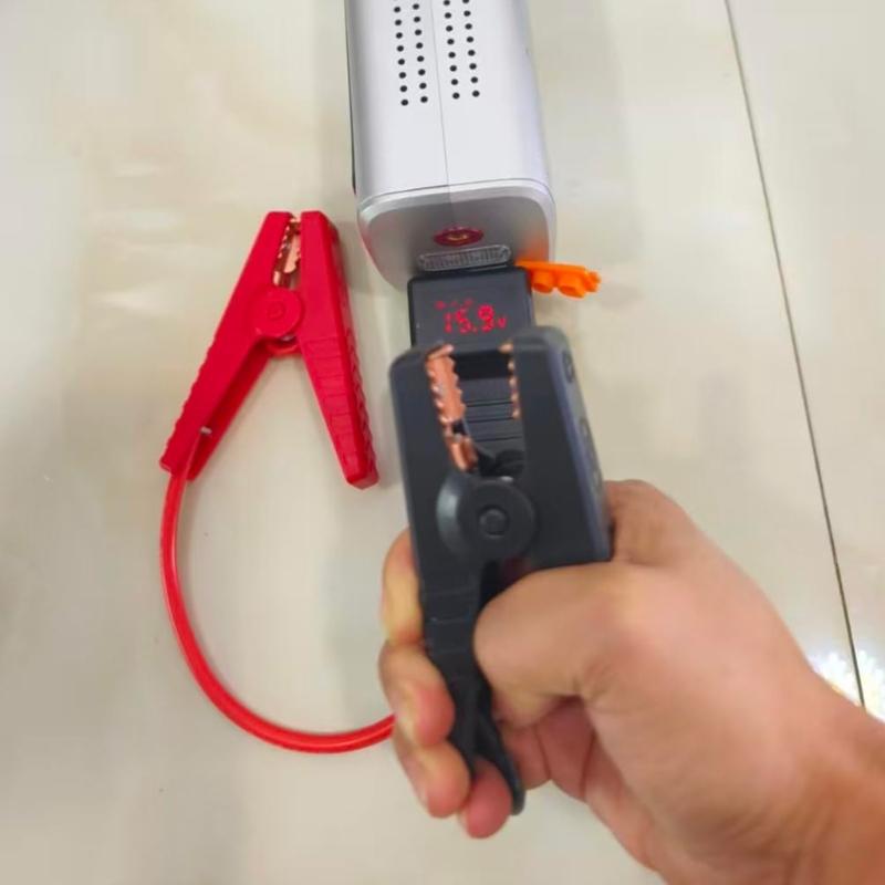 High Powered Peaks Emergency Jump Starters Clamps With Voltages Display Intelligents Safety Chip For Quick Car Jumps
