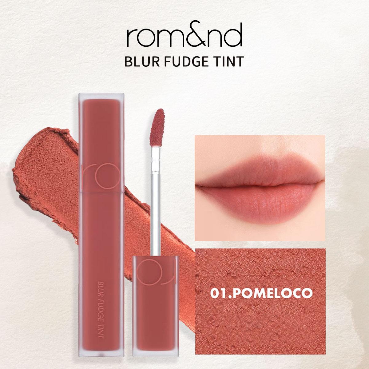 

Romand BLUR FUDGE TINT, Бархатно-матовые губы. 01 Pomeloco