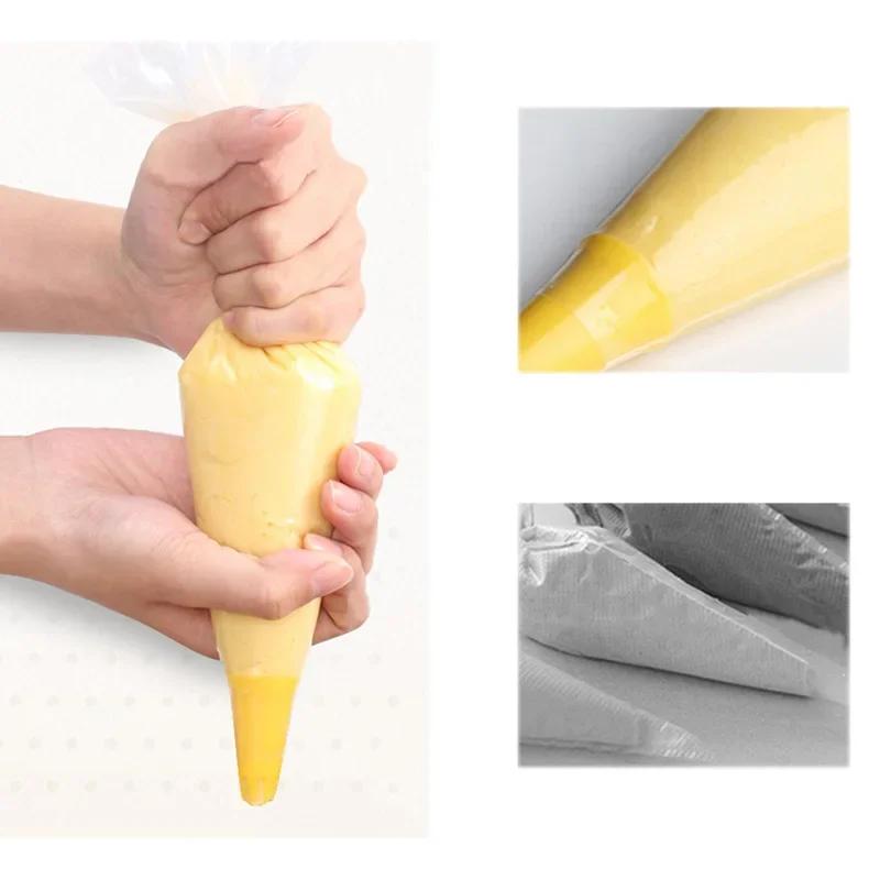 50 Pcs/roll Large Size Disposable Piping Bag Icing Fondant Cake Cream Decorating Pastry Tip Tool Bakeware Cake Tools