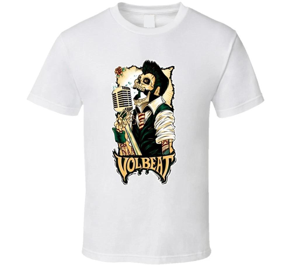 Volbeat Hard Rock Music Skeleton Singer Band T Shirt S