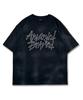 Eonoideu Spray Washed Lettering Short Sleeve T-Shirt Lq3Tu633_Black