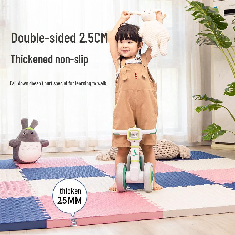 Thickened Foam Baby Crawling Mat: Spliceable, Anti-Fall Floor Mat for Bedroom and Household Use