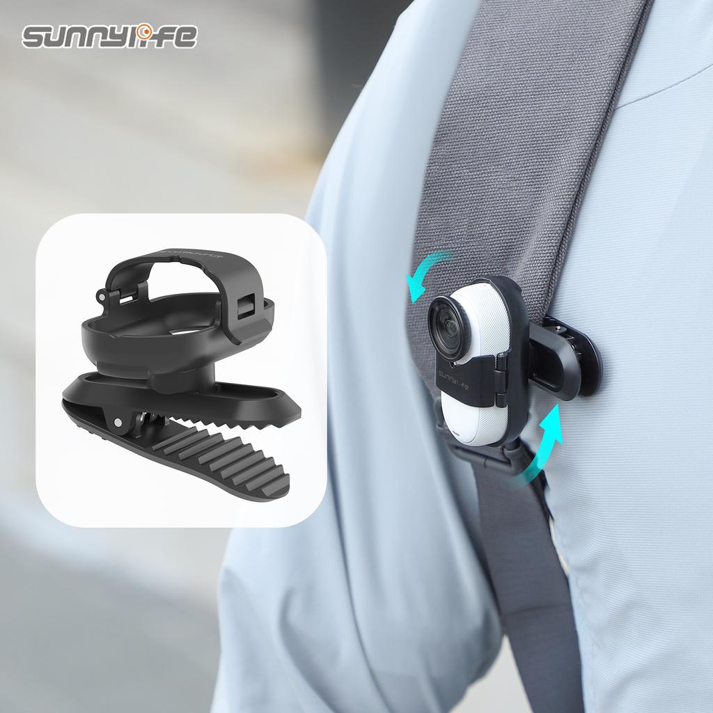 GO 3S Halterung Halter Taschenklemme Auto Sonnenblendenhalter 360° drehbar verstellbar für Insta360 GO3S/S Zubehör