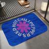 Music R-Red Hot Chili Peppers Floor Mat Diatomite Bath Mat, Quick Dry Absorbent Non-Slip Door Mat