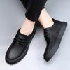 Fashion Lace-Up Men Casual Shoes Men's All-match Genuine Leather Sneakers Waterproof Vulcanized Shoes Men 2024 ComforthableWalking Shoes