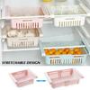 Spacious Pull-out Refrigerator Storage Box For Tidy Food Organization And Space Saving