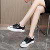 YQ30 new casual women's shoes white shoes summer solid color heightening thin baseplate shoes versatile leather surface wear-resistant versatile