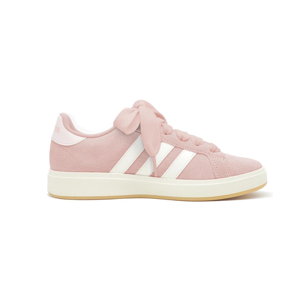 Adidas Grand Court Base 00s Pink, Dopamine Dressing, Campus, Girlfriend Low top Casual Skate Shoes Unisex Dusty Pink JR7110(Team1334-)