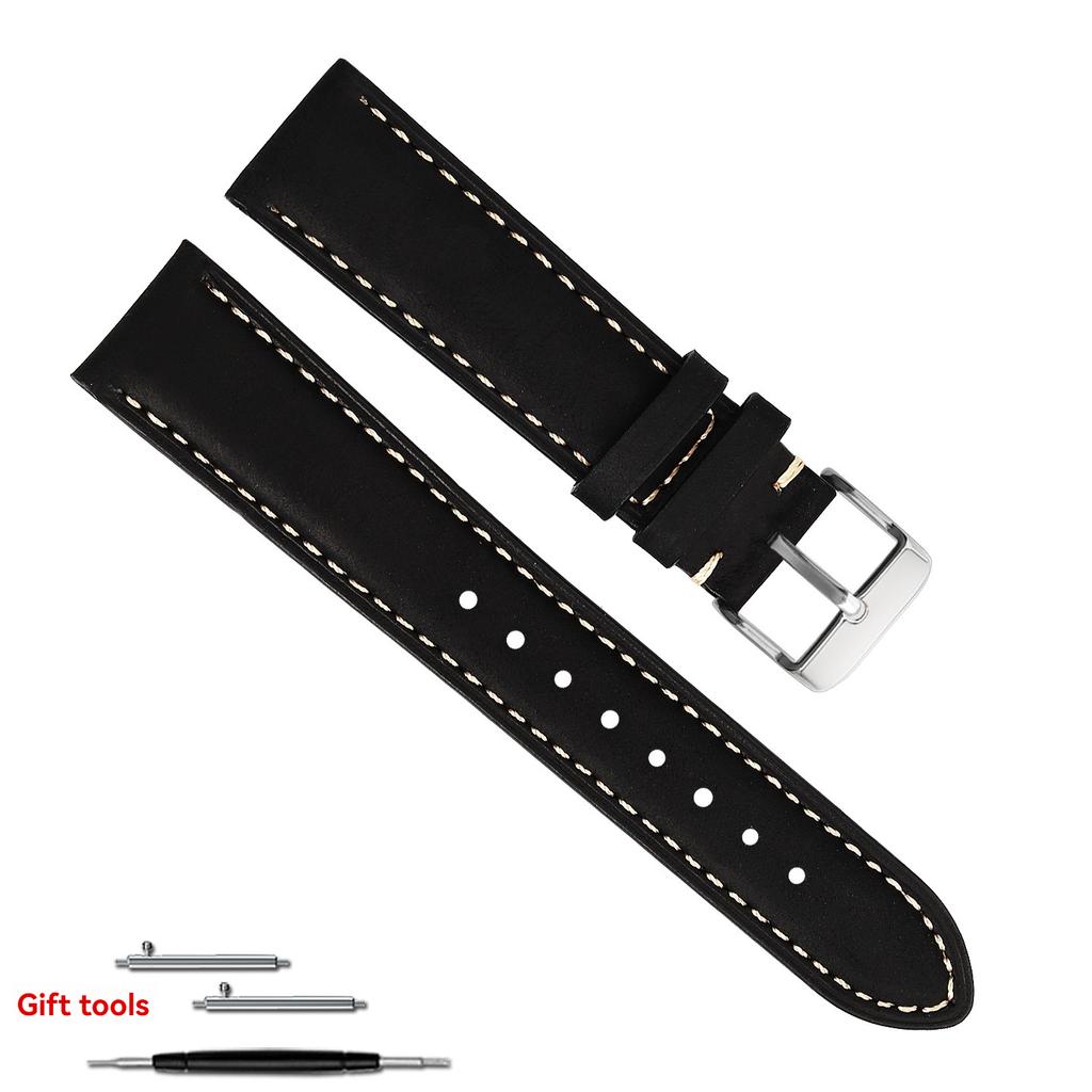 XL Extended Lenght 140+90mm Vintage Watch Strap 22mm 24mm for Panerai SElKO Casio Lengthening and Thickening Men's Watch Band