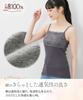 Nissen Cotton Camisole with Lace and Charcoal Size 4L 100% Chest, 3-Piece Set, Black, White, (Transfer Name),