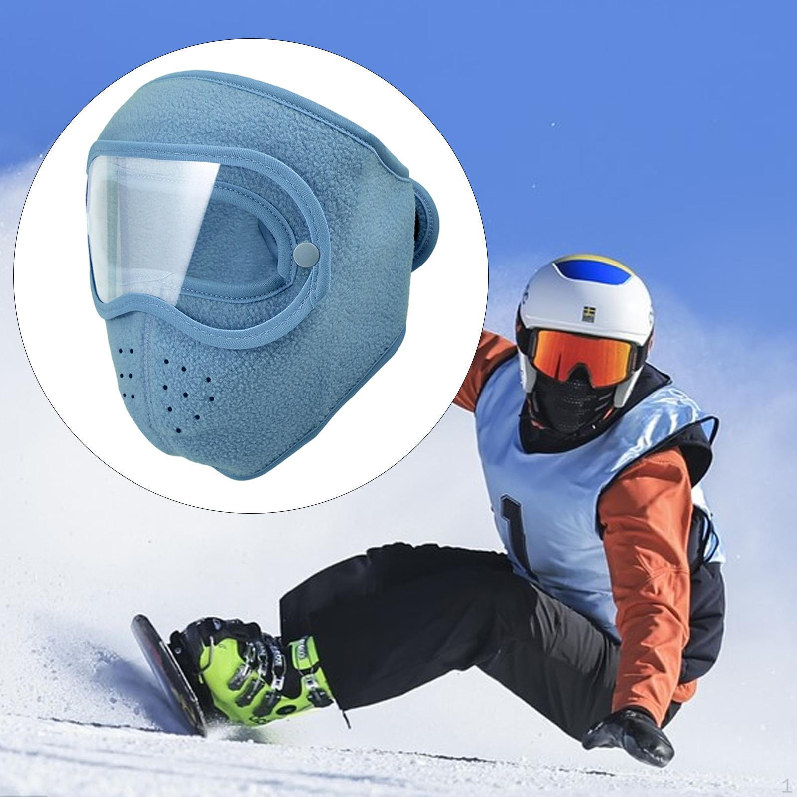 

Ski Cold Breathable Dustproof Protector Warm Face Cover for Adults Gift Running Motorcycling синій