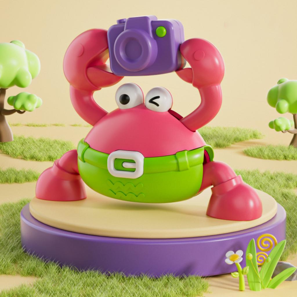 Crab Powered Toy, Inertial Baby Educational Toy
