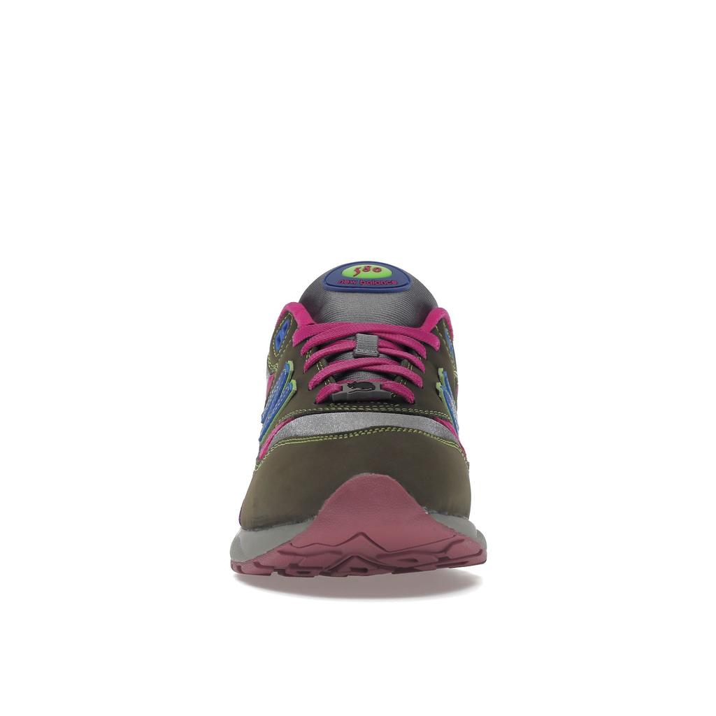 New Balance x Stray Rats 580 'Tribute to 2007 - Dark Moss' Pink/Khaki Unisex Lifestyle Sneakers MT580ST2