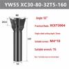 Long-Edge Dovetail Cutter Holder for XCET3004 Milling: 55°, 60°, 75° V-Groove & Disc Bottom Cleaning