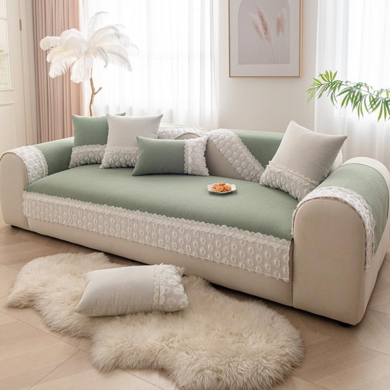 Chenille Sofa Cushion Affordable Luxury Style Four Seasons Universal Sofa Cover Cover Cloth Non-Slip Seat Cushions