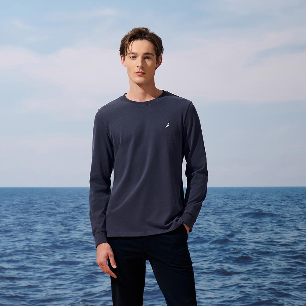 NAUTICA T-Shirts Men's Crew Neck Moderate Straight Fit TE5301