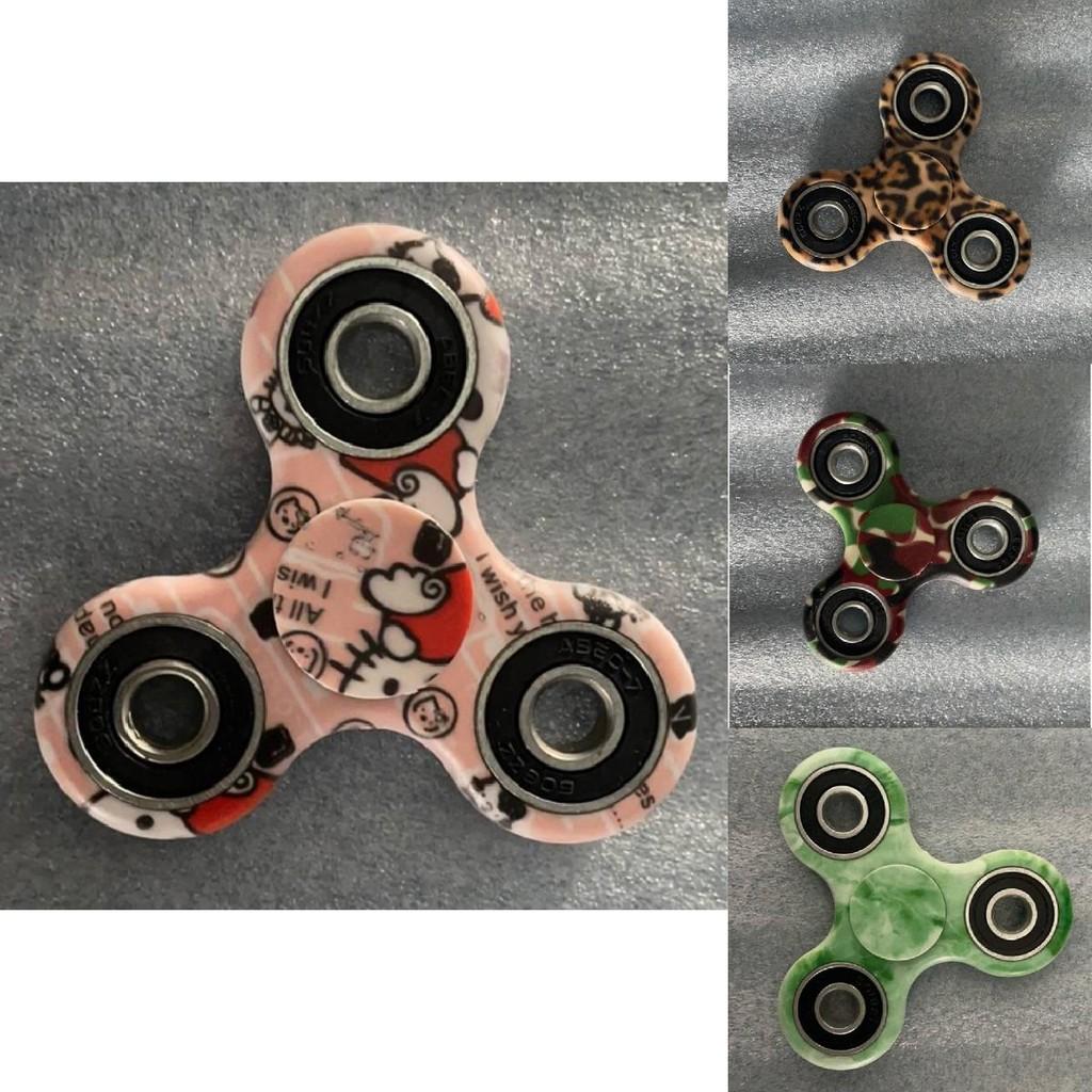 Brinquedo Fidget Spinner Criativo Com Lâminas de Liga Metálica Para Crianças e Estudantes
