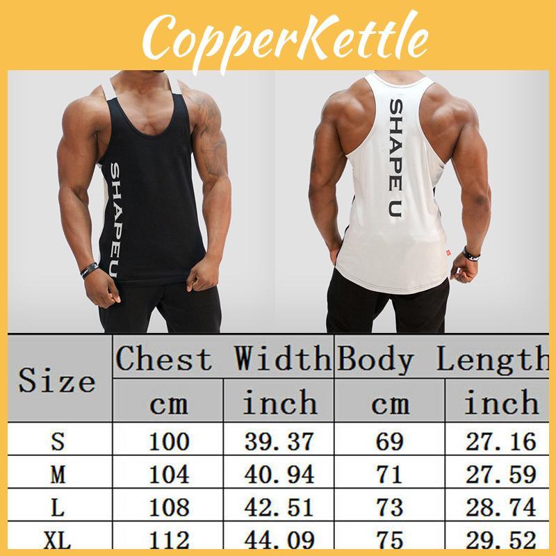 Premium Quality Gym Men's Muscle Sleeveless Tank Top Tee Shirt For Bodybuilding