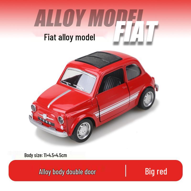Retro Nostalgic Mini Pull-Back Alloy Car Model for Kids (1:36)