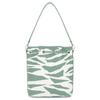 New MCM Canvas With Leather Drawstring Bag, Bucket Bag, Portable Crossbody Bag, Shoulder Bag Medium Women's Green MWDDSDU06JZ001