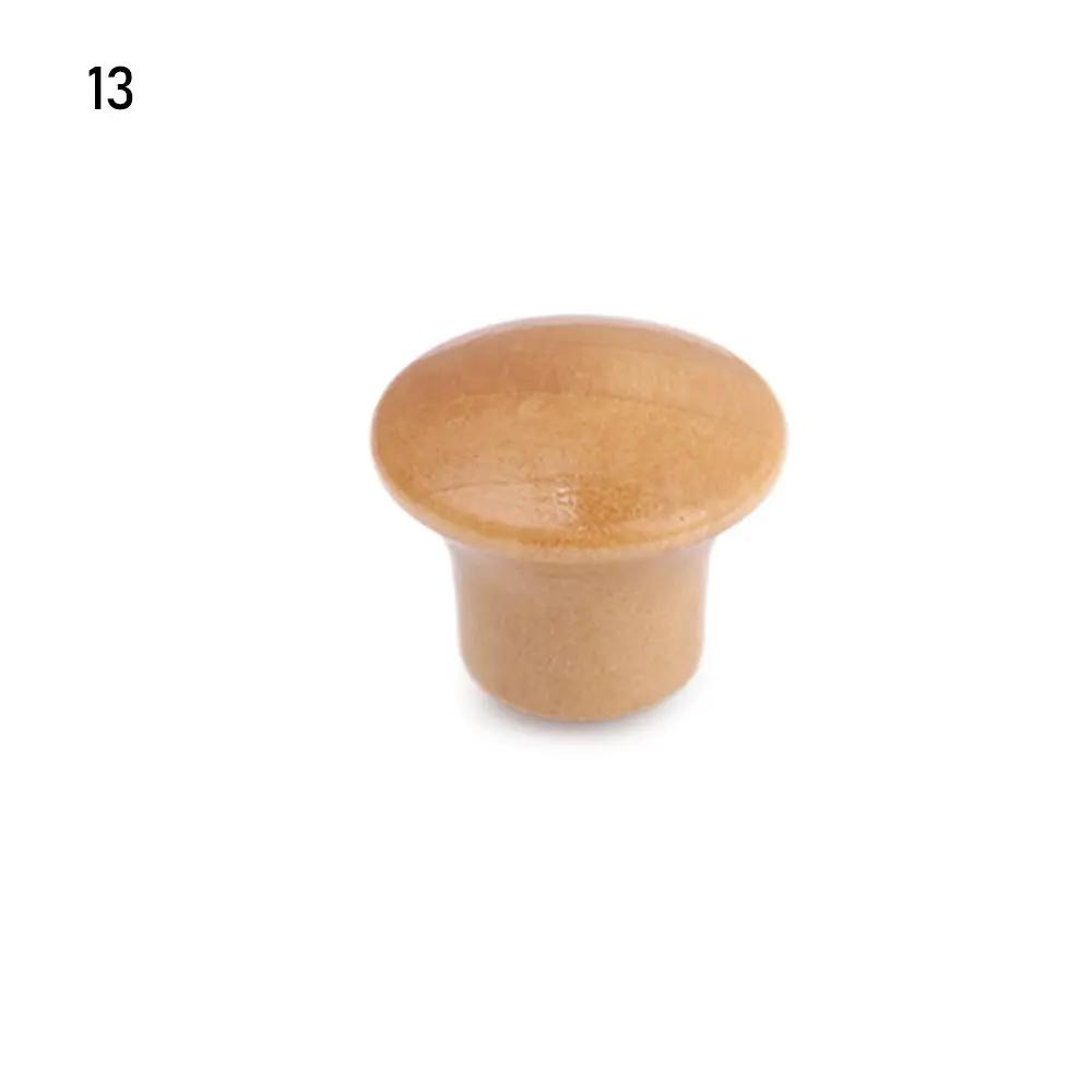 

Wooden Retro Cabinet Dresser Drawer Knobs Single Hole Cupboard Handle with Screw Wardrobe Pulls Handle Furniture Hardware