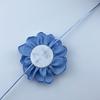 10Cm Satin Rose Necklace Three-Dimensional Adjustable Strap Waist Chain Necklace Dual-Use Jewelry