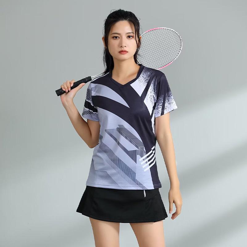 Unisex Schnelltrocknendes Badminton- & Tennis-Sommer-Trikotset