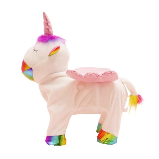 Електрична плюшева іграшка-літаючий кінь Yousheng з мотузкою, що співає та ходить. Плюшевий кінь для малюків, хлопчиків, дівчаток. Інтерактивна симуляційна м'яка іграшка-тварина