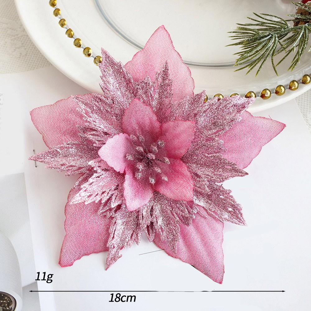 Hanging Ornaments Christmas Flower Artificial Flowers