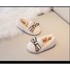 Children's Woolly Shoes Female Autumn and Winter Network Red Cute Cotton Shoes Girls' Beanie Shoes with Velvet Warm Baby Wear