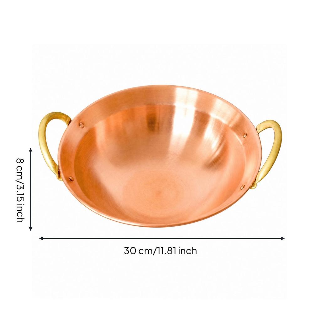 Rust-Resistant Stovetop Pot with Copper Base Food-Grade Round Stainless