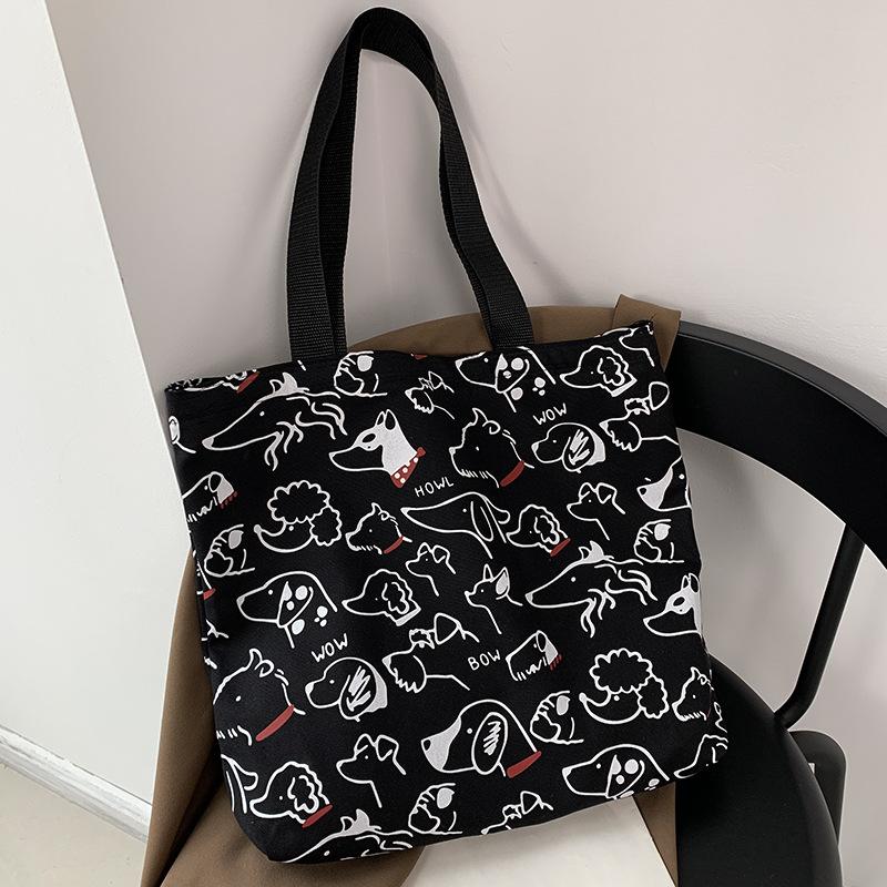 Canvas Bag Women Outing Travel Large Capacity Handbag Bags