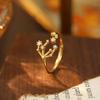 Banyan Tree S925 Silver Zodiac Constellation Ring - Women's Summer Simple Birthday Jewelry